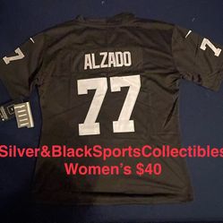 WOMENS STITCHED LAS VEGAS RAIDERS JERSEY SIZE SMALL UP TO 2XL Ships Same Day If Ordered Before 3pm PST