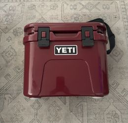 YETI Roadie Hard Cooler Dark Crimson