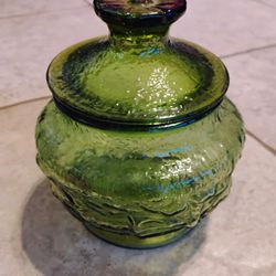 Vintage Glass Candy Dish 