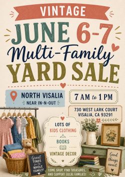 Vintage &etc sale YARD SALE