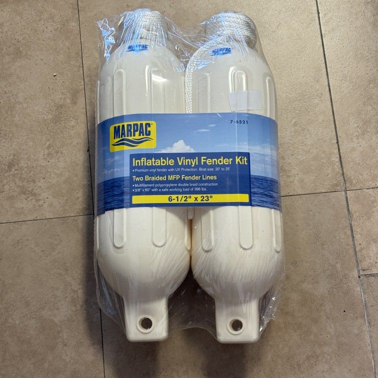 Inflatable Vinyl Fender Kit 6.5"x23"