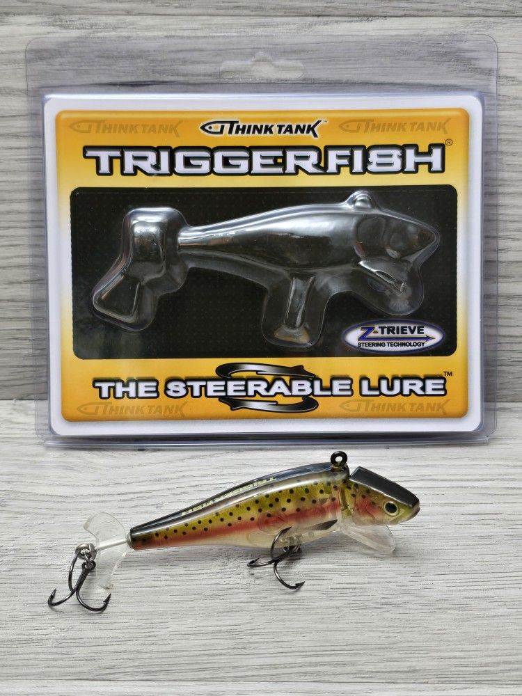 NEW Fishing Lure NEW Fishing Lure Think Tank Triggerfish 4 1/2" 5/8oz. Lure Whopper Plopper Like