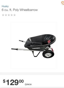 Husky Wheelbarrow NEW