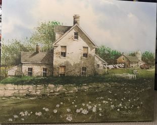 Countryside Farmhouse Canvas wall art