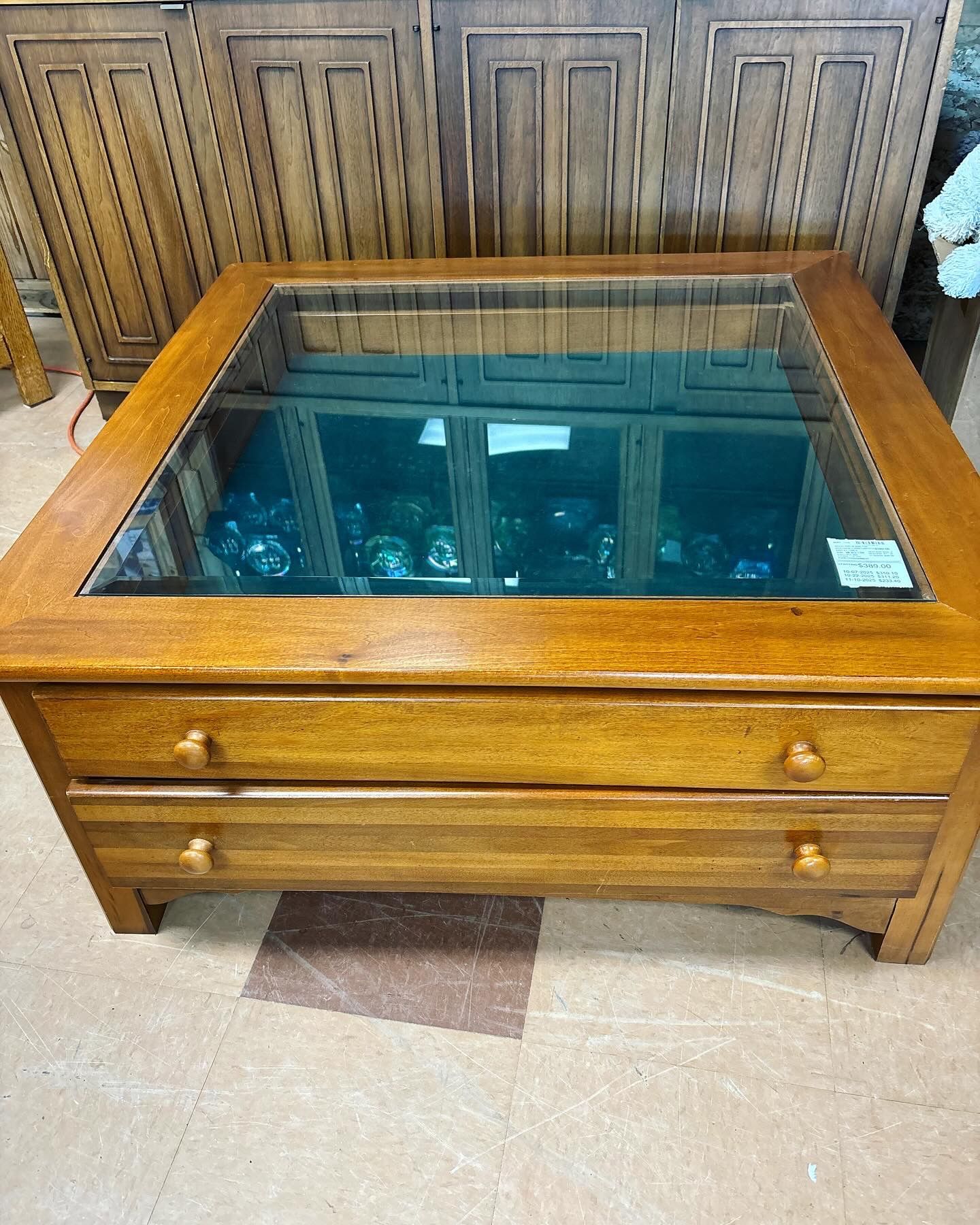 Display Coffee Table With Storage!
