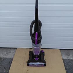 Nice Black & Purple Bissell Upright Vacuum Cleaner Power Force OEM Very Clean Like New. 