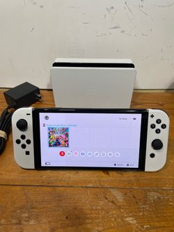 Nintendo Switch OLED Console  w/ Charger and Dock - Tested and Working!