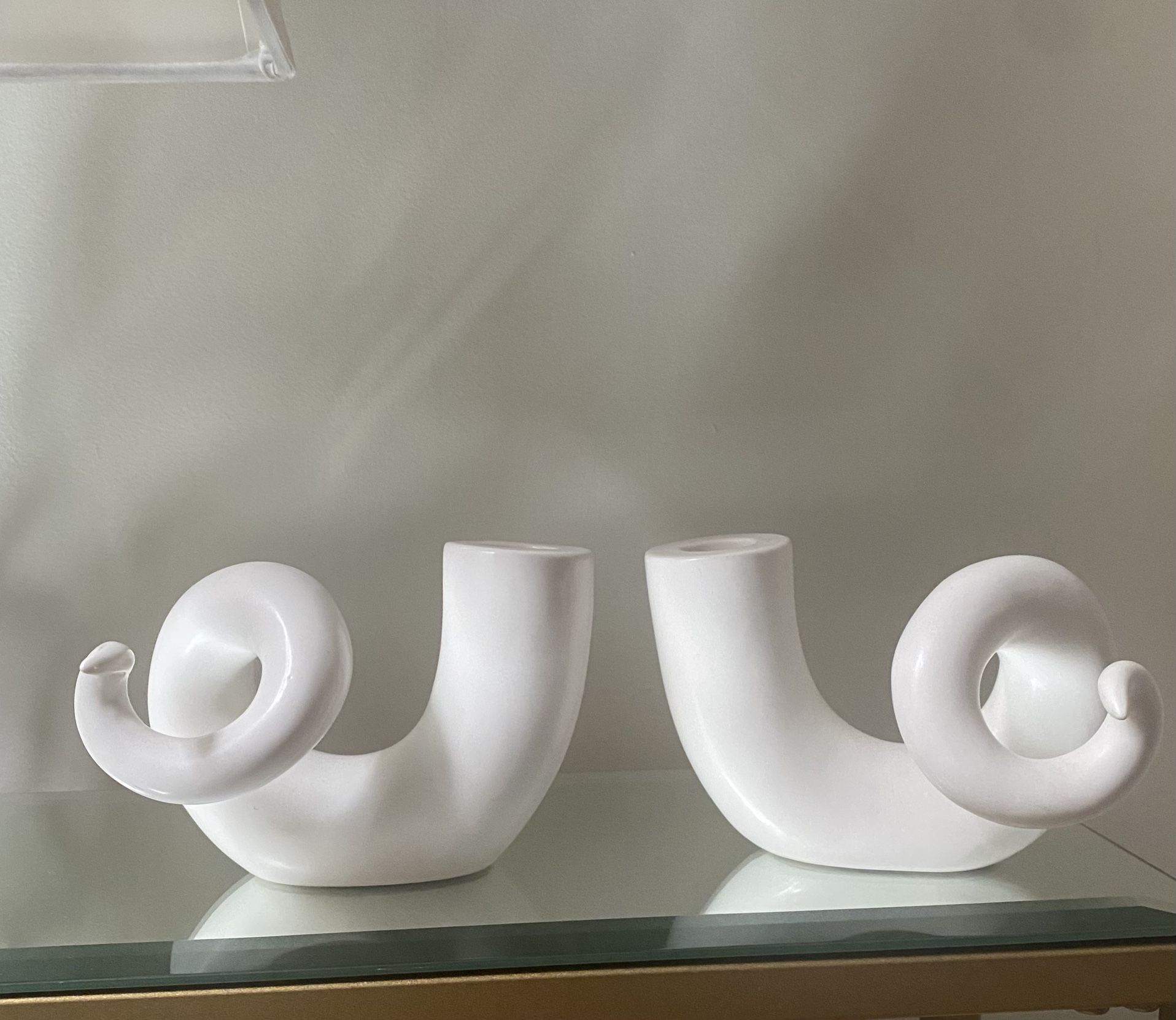 Jonathan Adler Horn Candle Holder Set