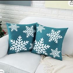 HWY 50 Dark Teal Decorative Throw Pillow Covers 20x20 inch, for Couch Sofa Living Room Bed, Soft Comfy Square Throw Pillows Cases Cushion Cover, with 