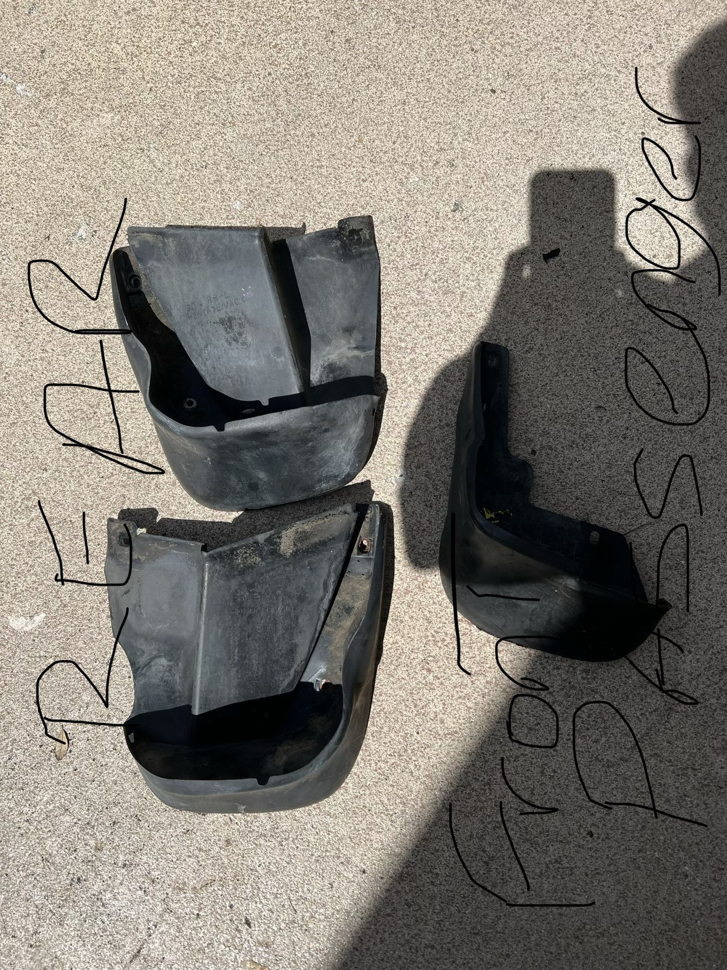 96-00 Honda Civic OEM MUD FLAPS MUD GUARDS SPLASH GUARDS Ek EJ EM1 EK4