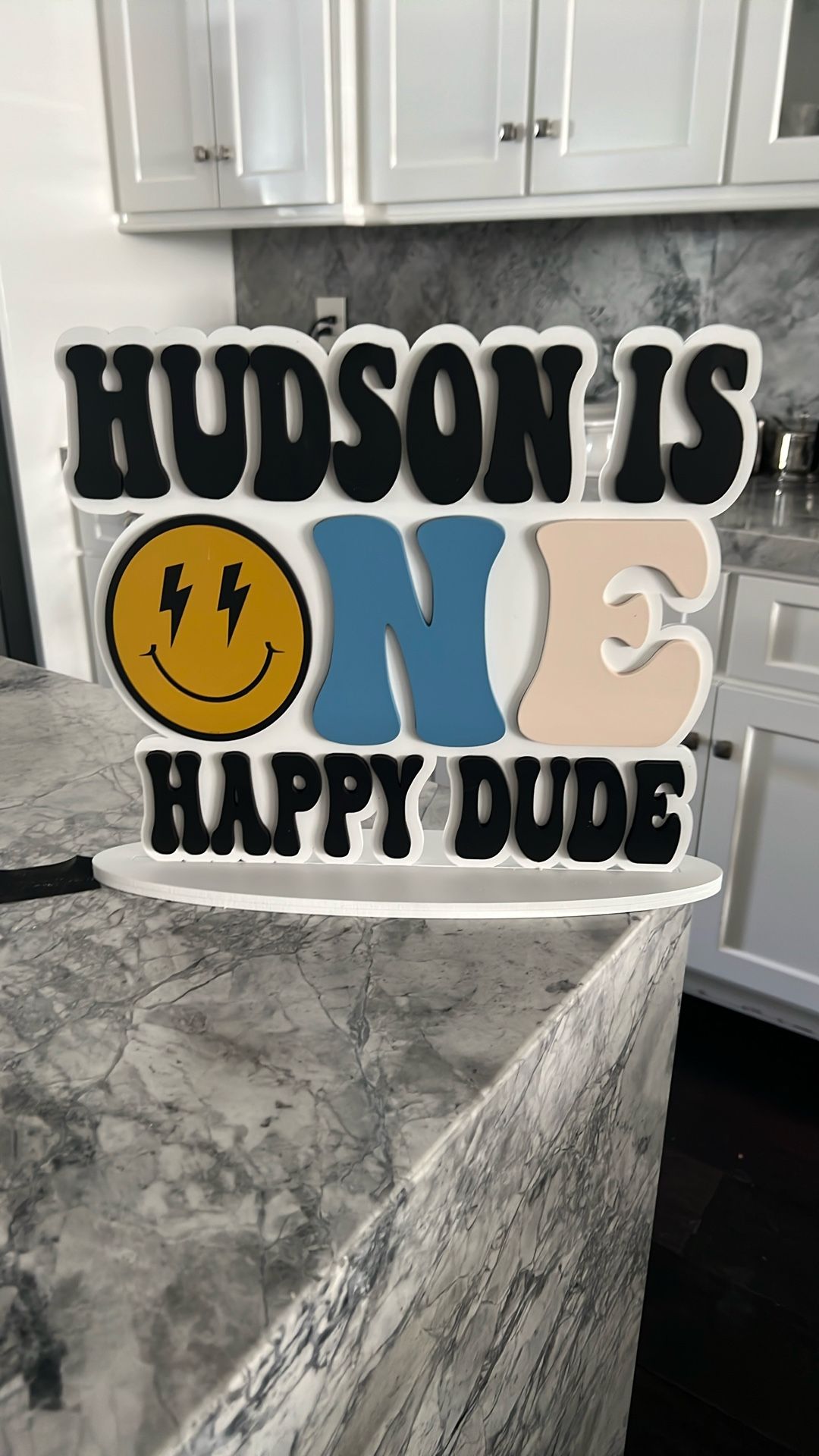 Table Birthday Sign