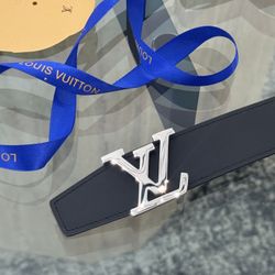 Unisex Reversible Louis Vuitton Heritage Belt 90mm/36in