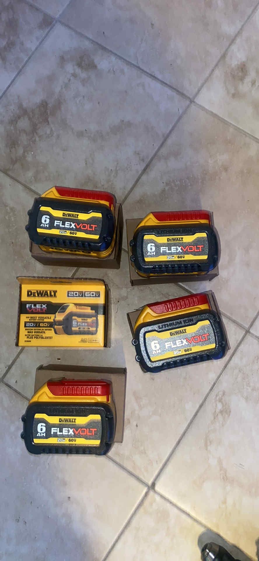 6ah Flex Volt Batery Dewalt 