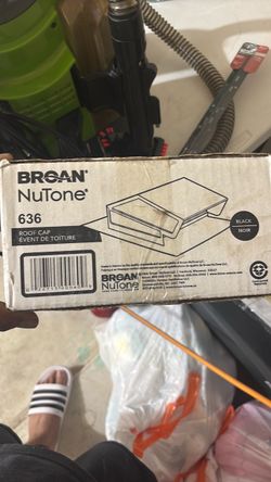 Broan NuTone 636 Black Roof Cap