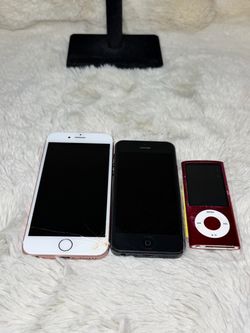 Lot of 3 apple Devices. For parts or repairs only (read)
