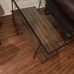 Coffee Table - Glass And Wood