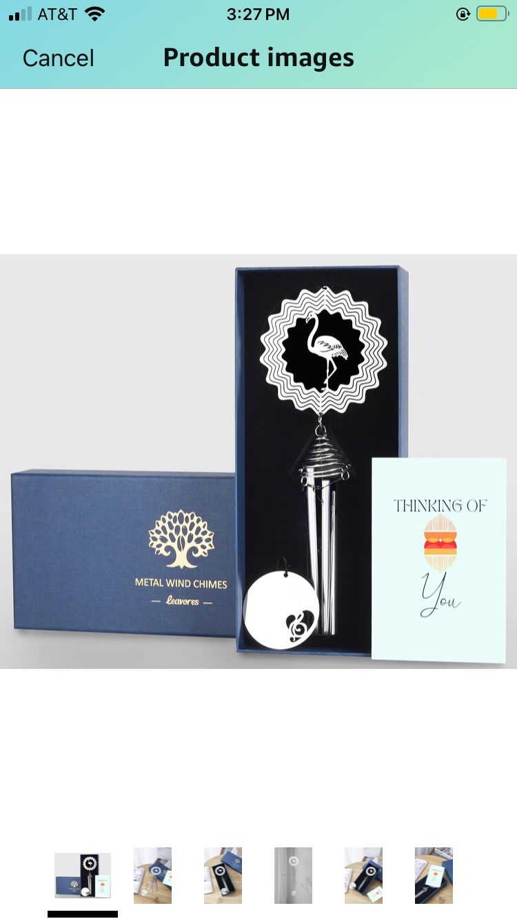 Flamingo Wind Chime with Wind Spinner