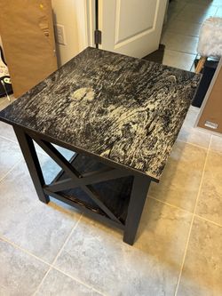 Dark Wood End Table (2 available)