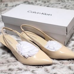 NEW Calvin Klein Women's Dainty Pump Malted Milk