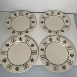 PFALTZGRAFF Naturewood Set Of 4 11.25" Dinner Plates