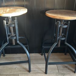 Swivel barstools