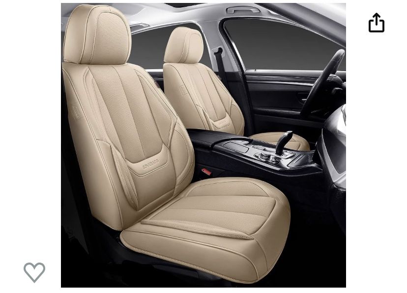 Coverado Universal Full Seat Seat Covers (Beige)