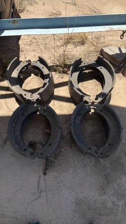 Four sets of semi truck brake shoes make an offer