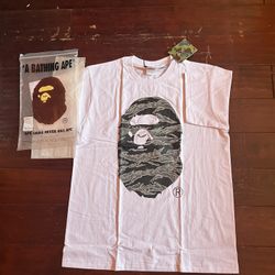 Bape T shirt White camo