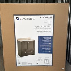 Glacier Bay 30” Bathroom Vanity Combo – NEW in Box