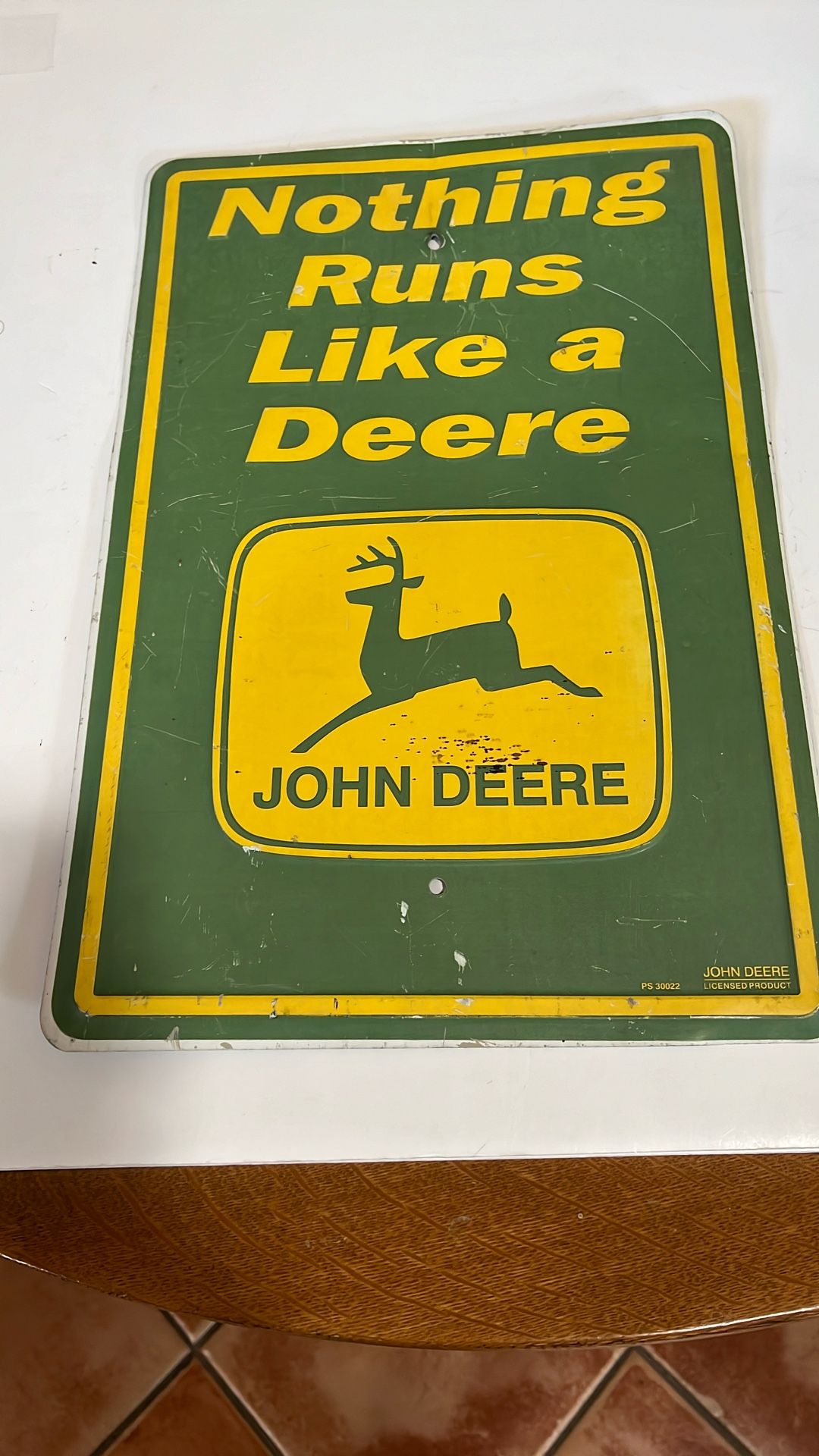 John Deere Sign