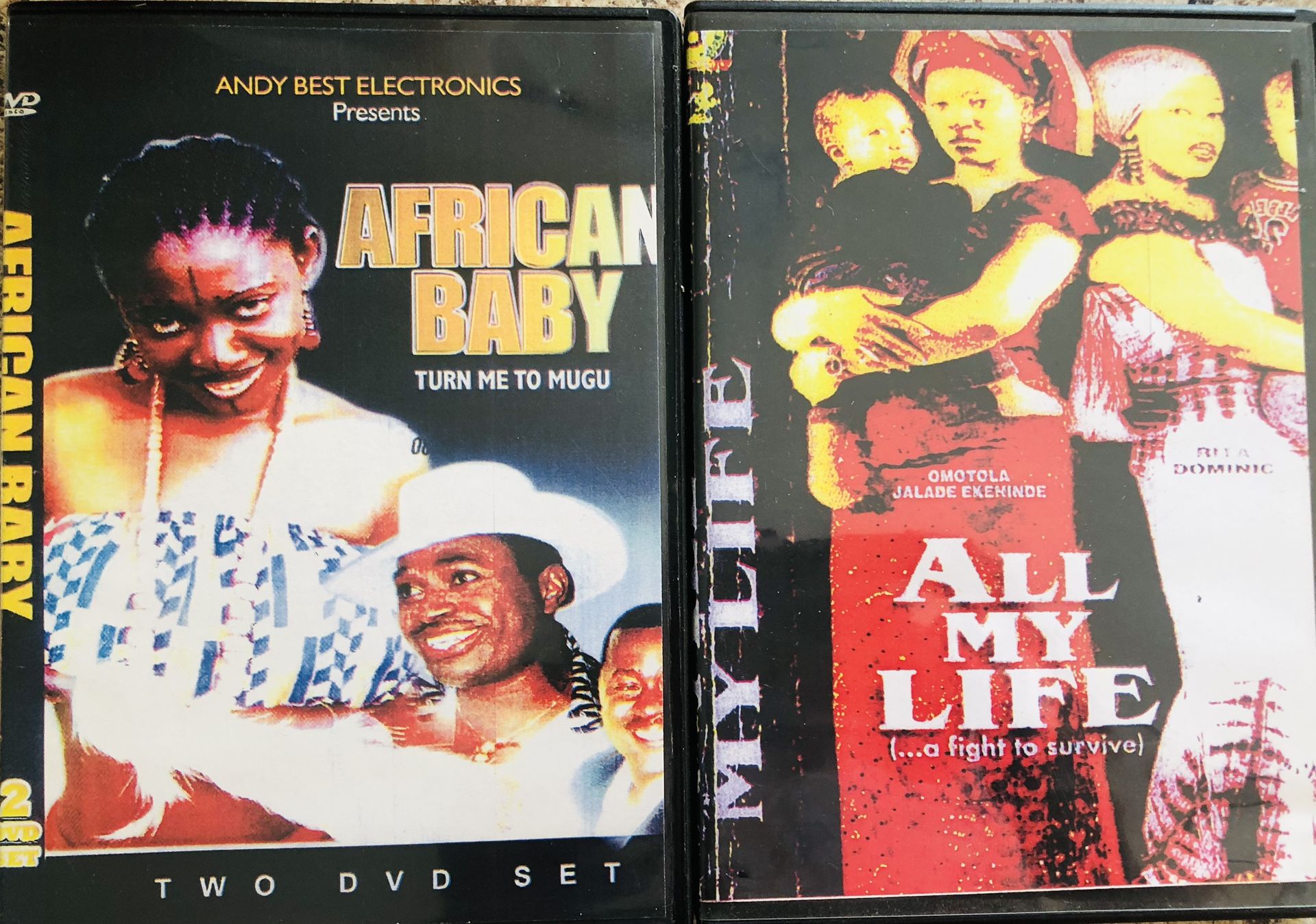 2 African DVD Movies: African Baby & All My Life