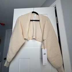 Alo Yoga Denim Knit Shawl