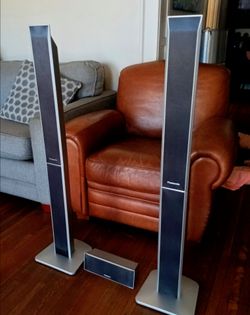 Panasonic SB-PC740 Center  Surround Speaker with Panasonic Tower Speakers SB-FS740