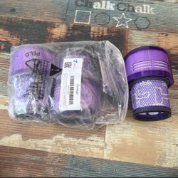 Lemige 3 Pack Vacuum Filters Replacement Parts Compatible with Dyson V11 Torque Drive V11 Animal V11 Complete V11 Extra V15 Detect V15s Detect Submari