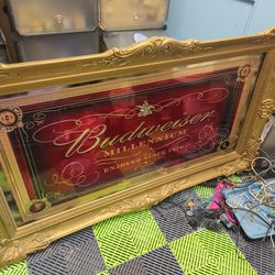 Huge Budweiser mirror