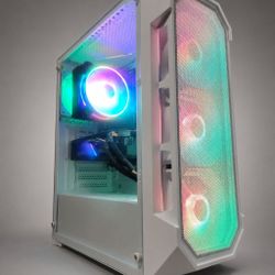 White RGB RTX PC