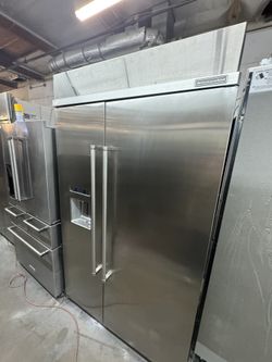Kitchen Aid 48” Built In Side by Side 