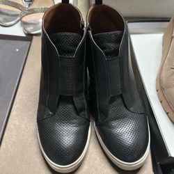 Paolo Leather Wedge Boot 