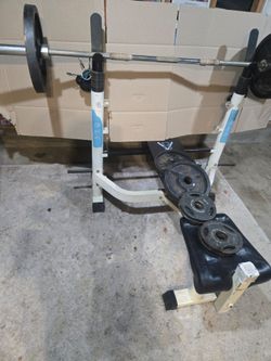 Weight bench set