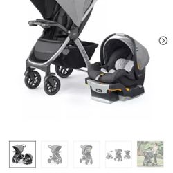 Chico 360fit Car Seat And Stroller Used