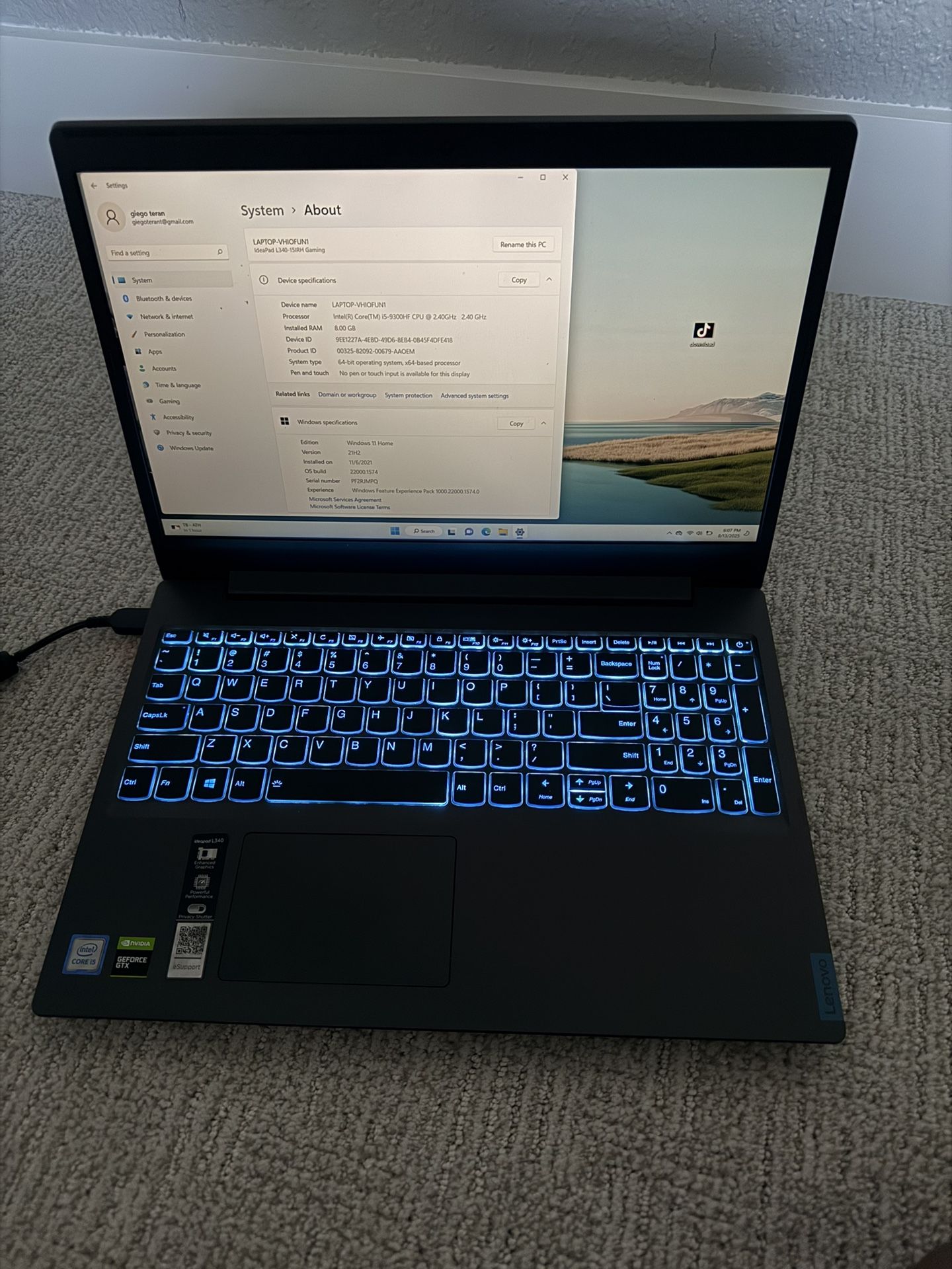 Lenovo L340 Gaming laptop