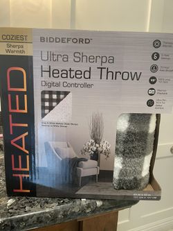 HEATED Throw 62x50 Brand New