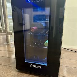 Black 8-bottle Wine Fridge