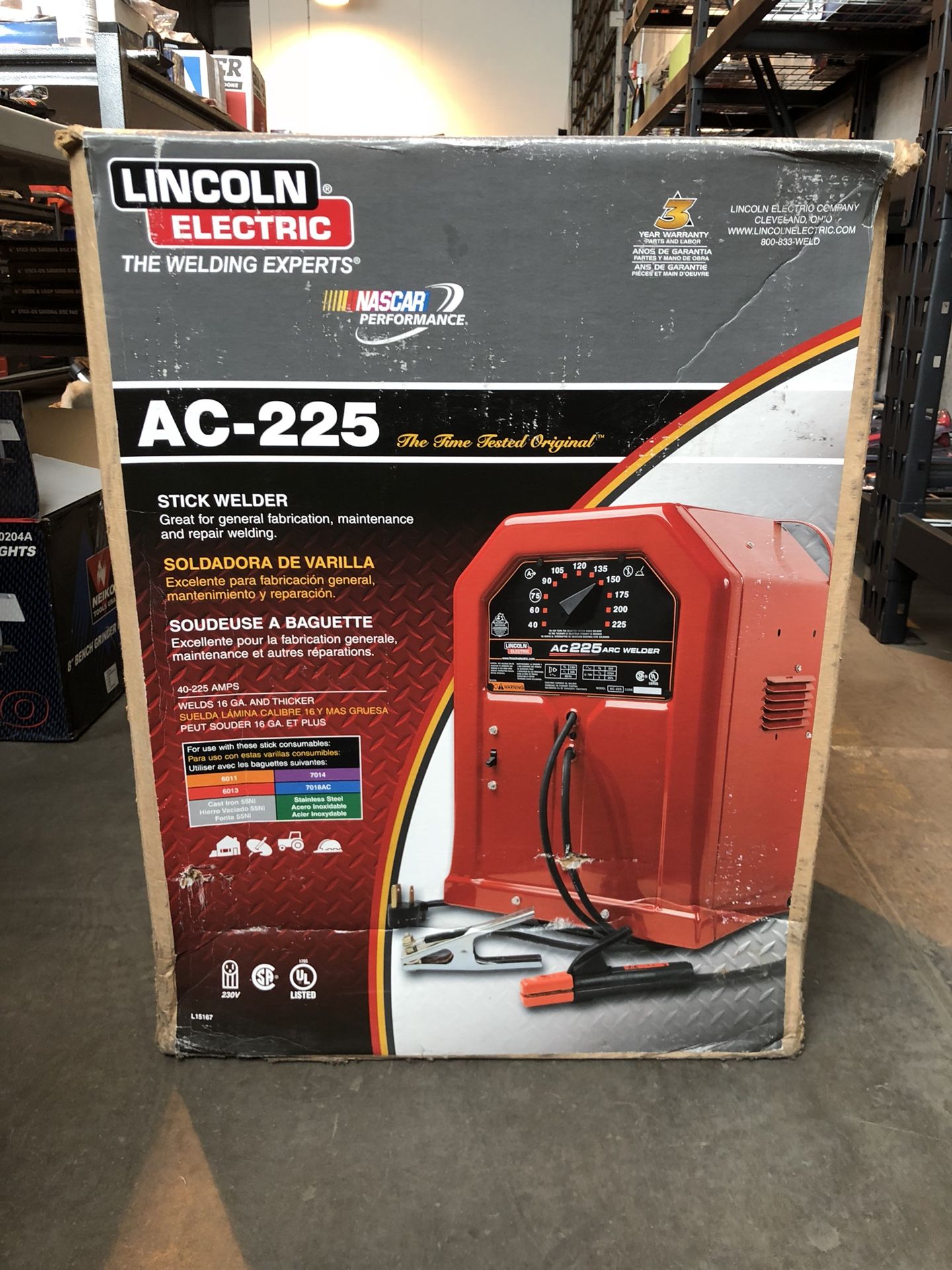 New Lincoln Electric AC-225 Stick Welder
