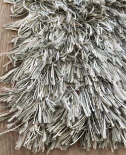 Silver Grass Shag Area Rug 9x12