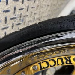 26 Inch 24k Gold Ruccis And Tires