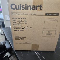 Cuisinart Frozen Yogurt Ice Cream & Sorbet Maker 