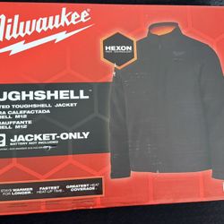 Men's 3X-Large M12 12V Lithium-Ion Cordless TOUGHSHELL Black Heated Jacket 