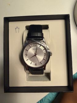 Black Bulova Watch