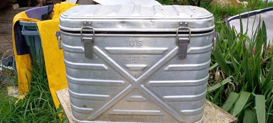 Old Military Gun Powder Cooler